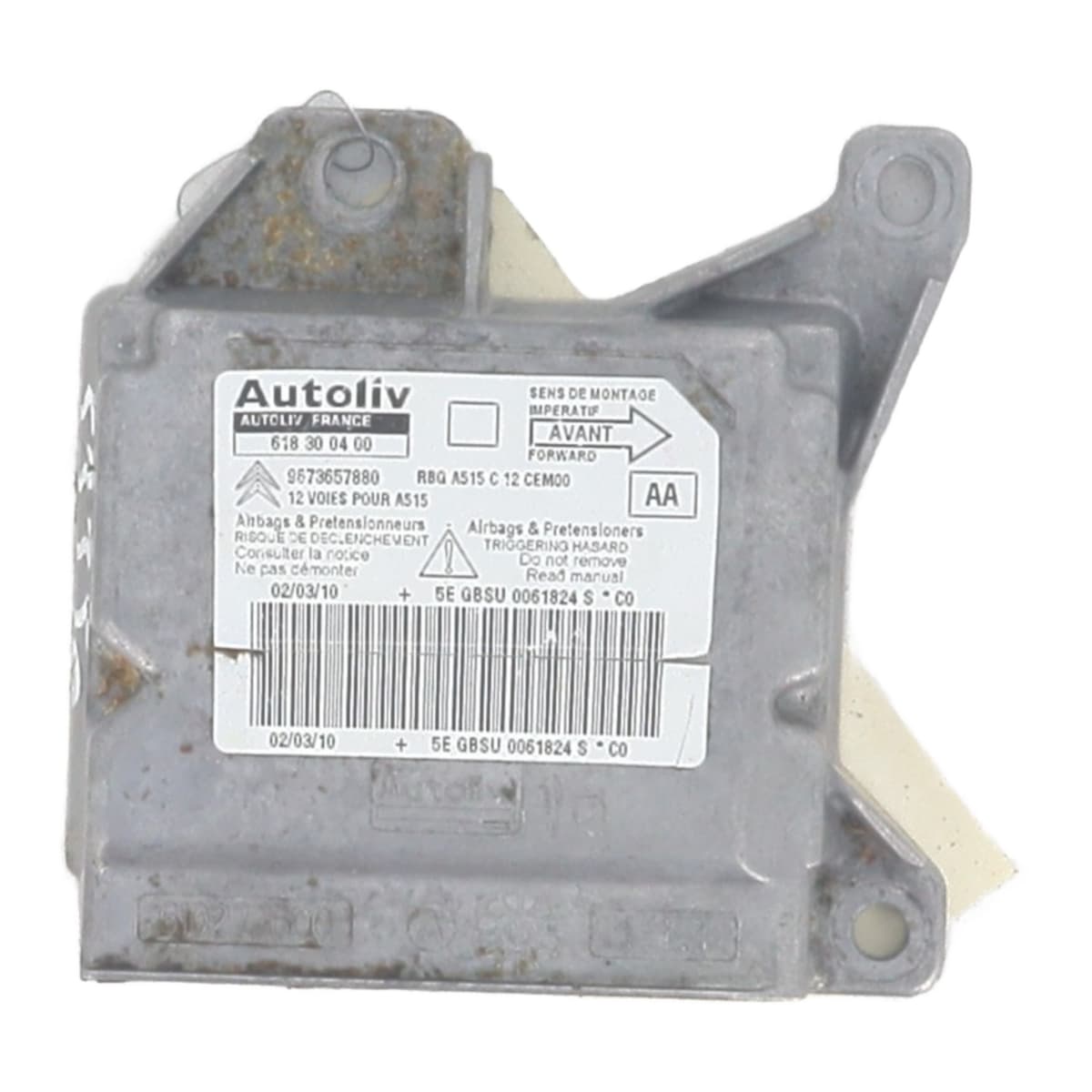 Calculateur airbag — CITROEN — C3 II — PHASE 1 — OE 6546T7 — occasion garantie 2 ans