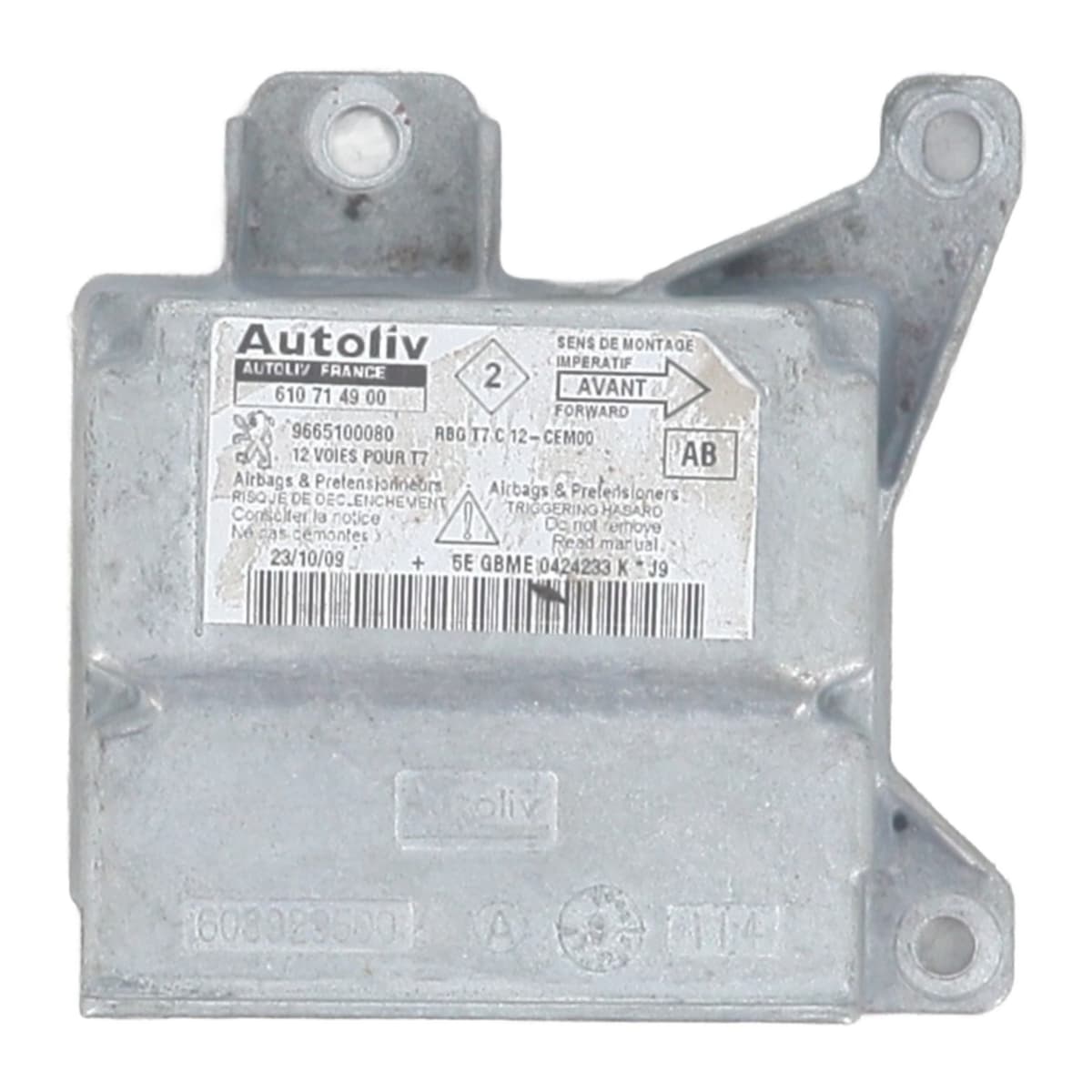 Calculateur airbag — PEUGEOT — 308 I — PHASE 1 — OE 6546G7 — occasion garantie 2 ans