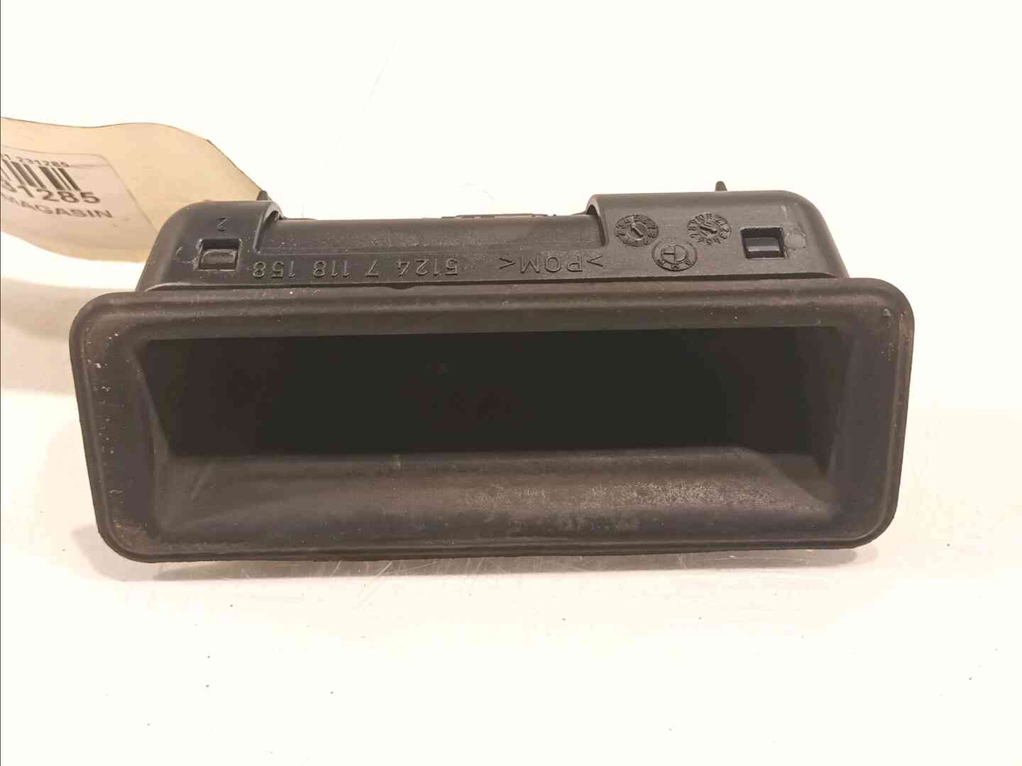 Poignee exterieur coffre — BMW — SERIE 5 — PHASE 2 — OE 51247197487 — occasion garantie 2 ans
