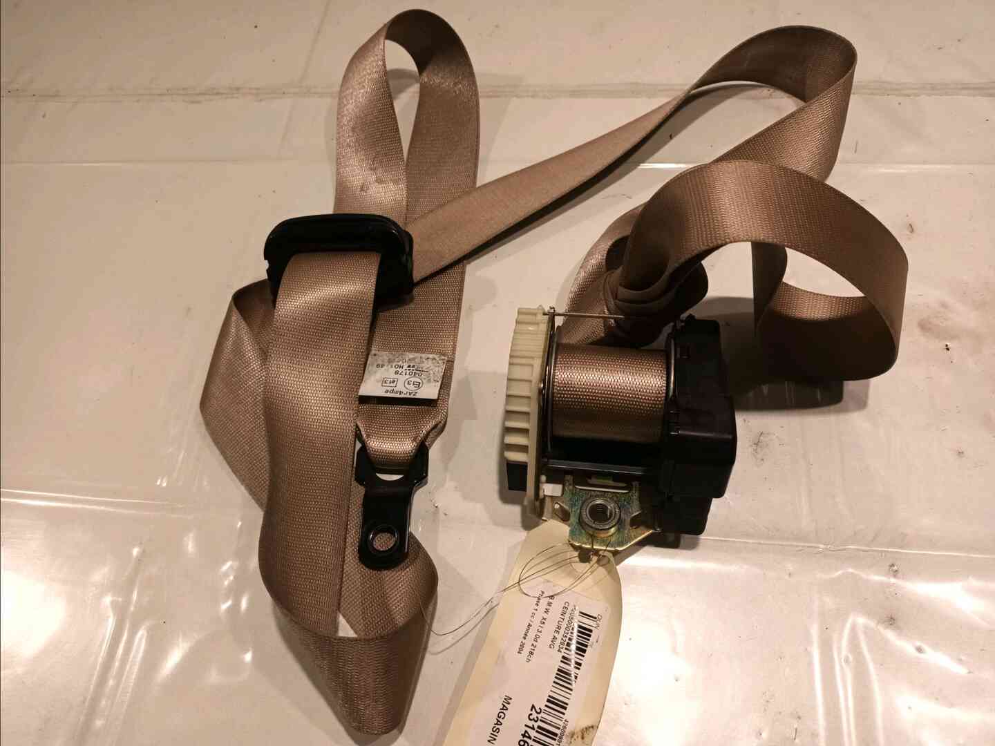 Ceinture avant gauche — BMW — X5 — PHASE 1 — OE 72117030993 — occasion garantie 2 ans