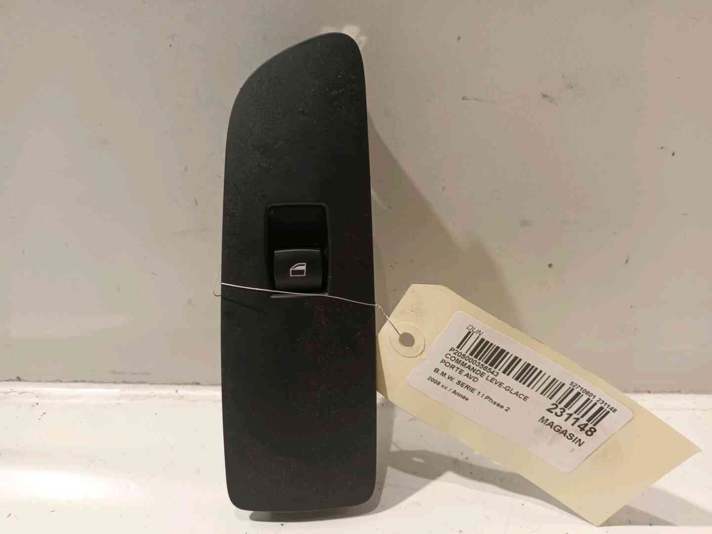 Commande leve-glace porte avant droit — BMW — SERIE 1 I (E87/E81/E82/E88) — PHASE 1 — OE 61319162997 — occasion garantie 2 ans