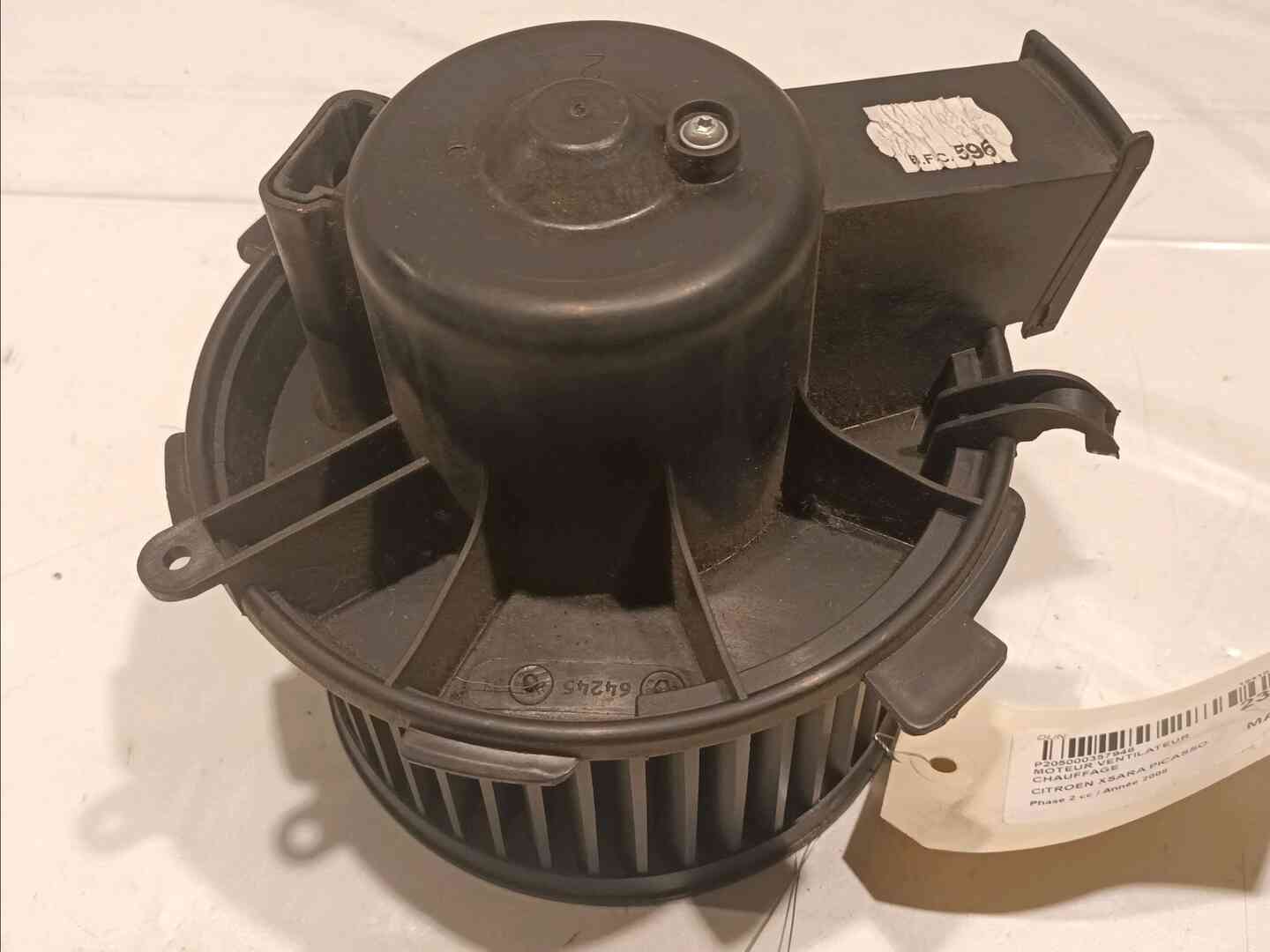 Moteur ventilateur chauffage — CITROEN — XSARA — PHASE 2 — OE 1606357480 — occasion garantie 2 ans