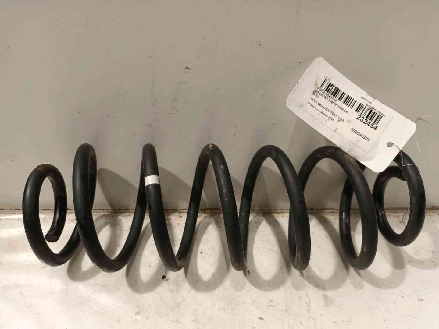 Ressort amortisseur arriere — VOLKSWAGEN — GOLF V — PHASE 1 — OE 1K0511115BC — occasion garantie 2 ans