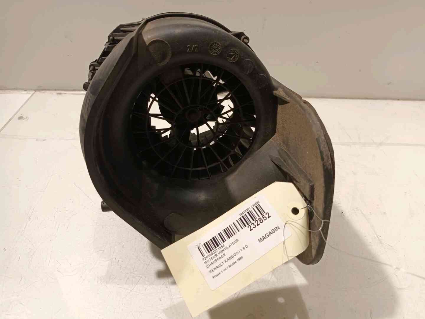 Ventilateur de chauffage — RENAULT — KANGOO I — PHASE 1 — OE 7701203257 — occasion garantie 2 ans