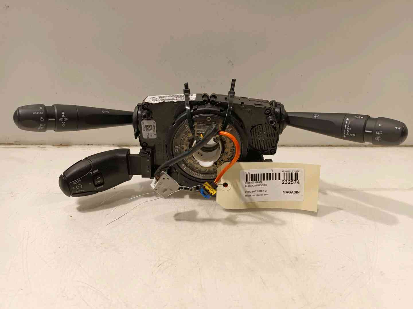 Bloc commodo — PEUGEOT — 2008 — PHASE 1 — OE 98154546ZD — occasion garantie 2 ans