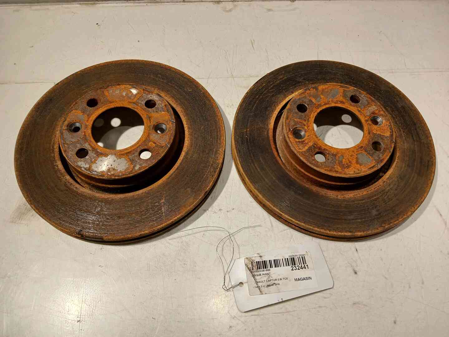 Disque de frein avant — RENAULT — CAPTUR I — PHASE 2 — OE 402061200R — occasion garantie 2 ans