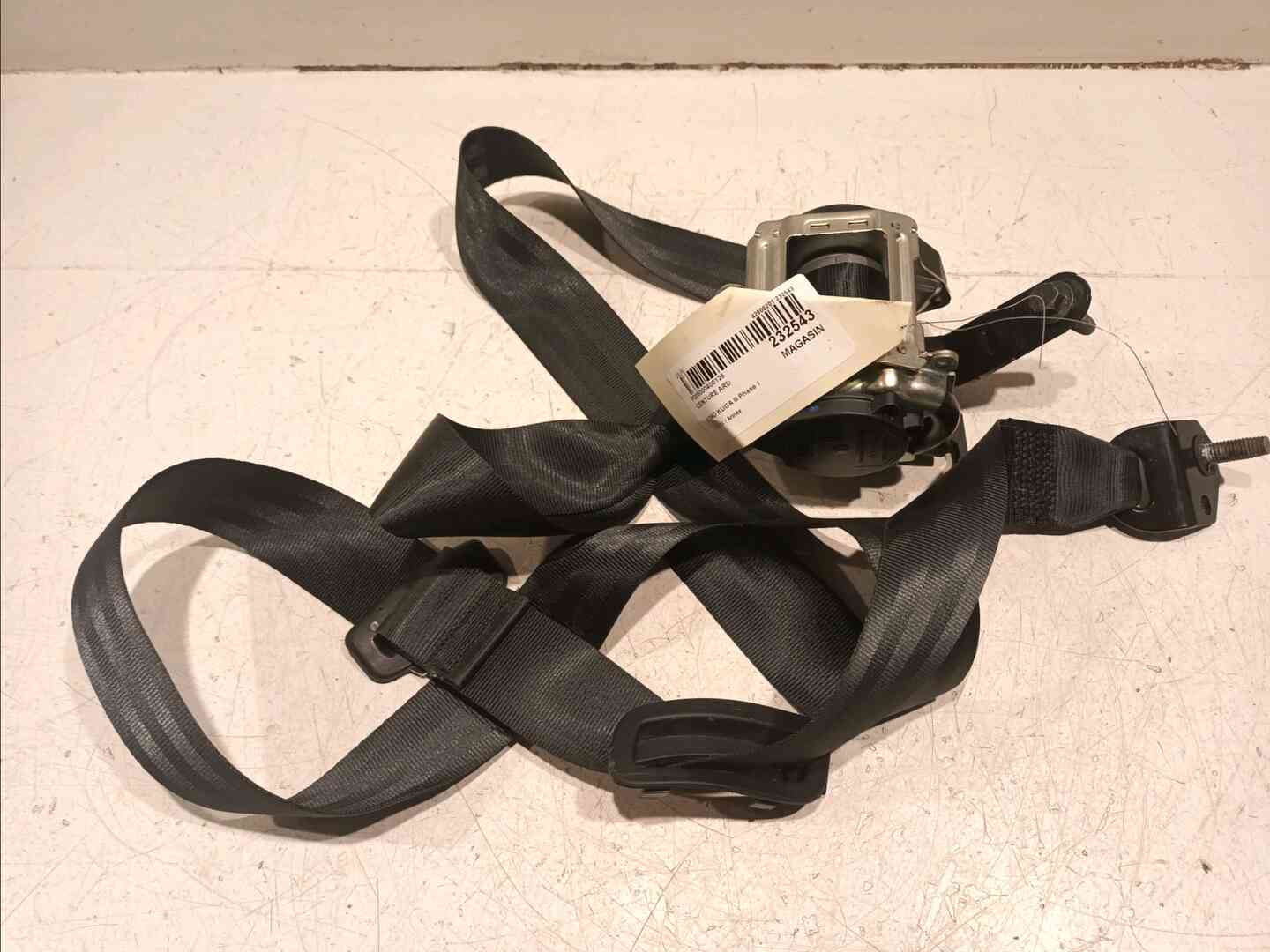 Ceinture arriere droite — FORD — KUGA — PHASE 1 — OE 2536089 — occasion garantie 2 ans