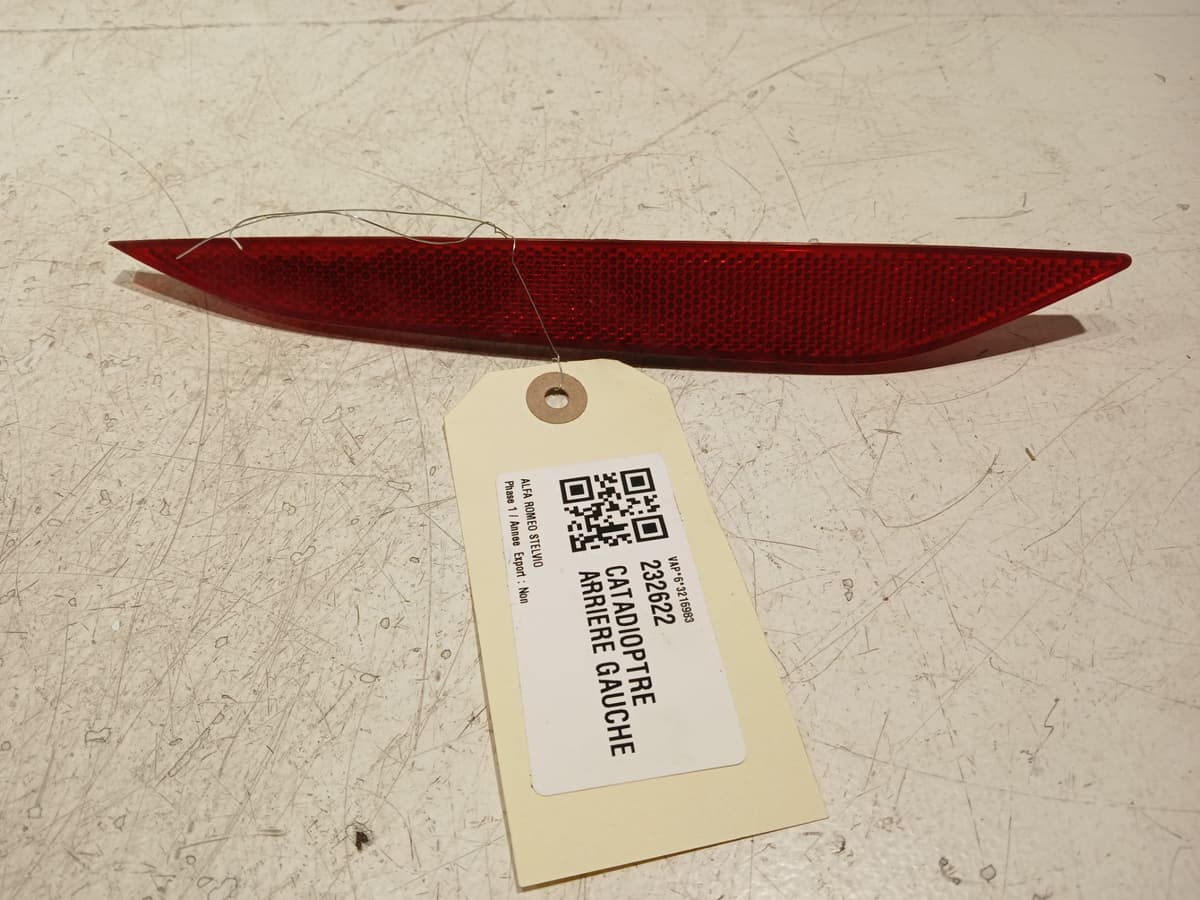 Catadioptre arriere gauche — ALFA ROMEO — STELVIO — PHASE 1 — OE 50553181 — occasion garantie 2 ans