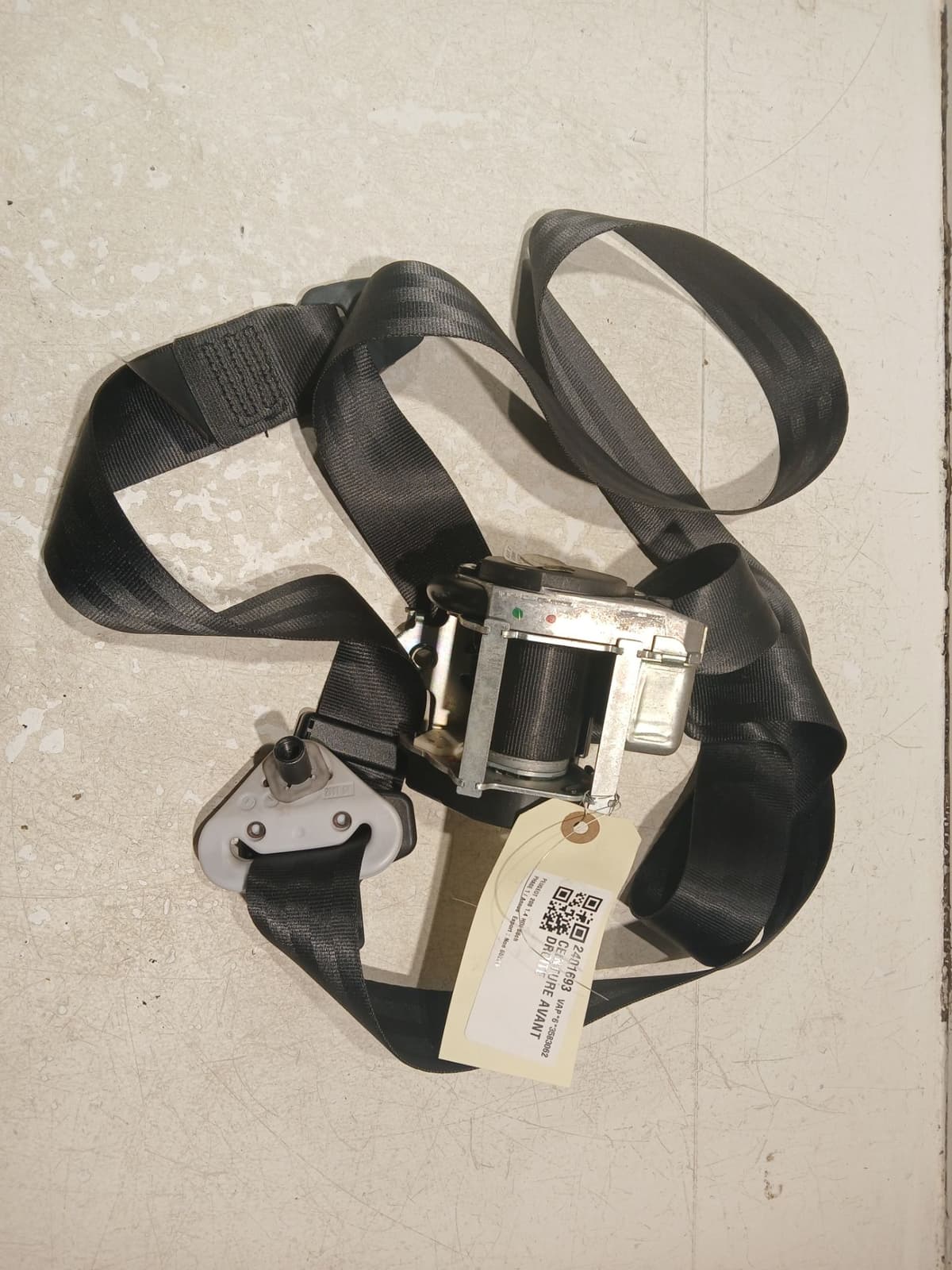 Ceinture avant droite — PEUGEOT — 208 — PHASE 1 — OE 98063151XX — occasion garantie 2 ans