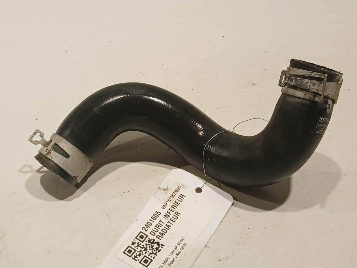 Durit inferieur radiateur — TOYOTA — YARIS IV — OE 16572K0050 — occasion garantie 2 ans