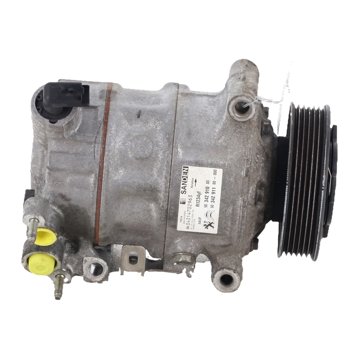 Compresseur climatisation — PEUGEOT — 308 II — PHASE 2 — OE 9815198580 — occasion garantie 2 ans