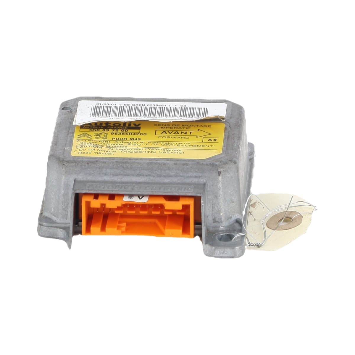 Calculateur airbag — PEUGEOT — PARTNER I — PHASE 1 — OE 6556A6 — occasion garantie 2 ans