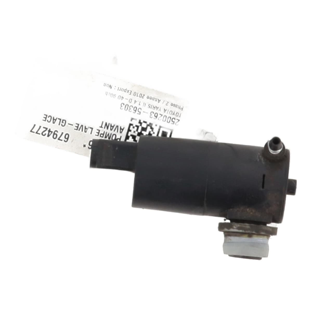 Pompe lave-glace avant — TOYOTA — YARIS II — PHASE 2 — OE 853300D050 — occasion garantie 2 ans