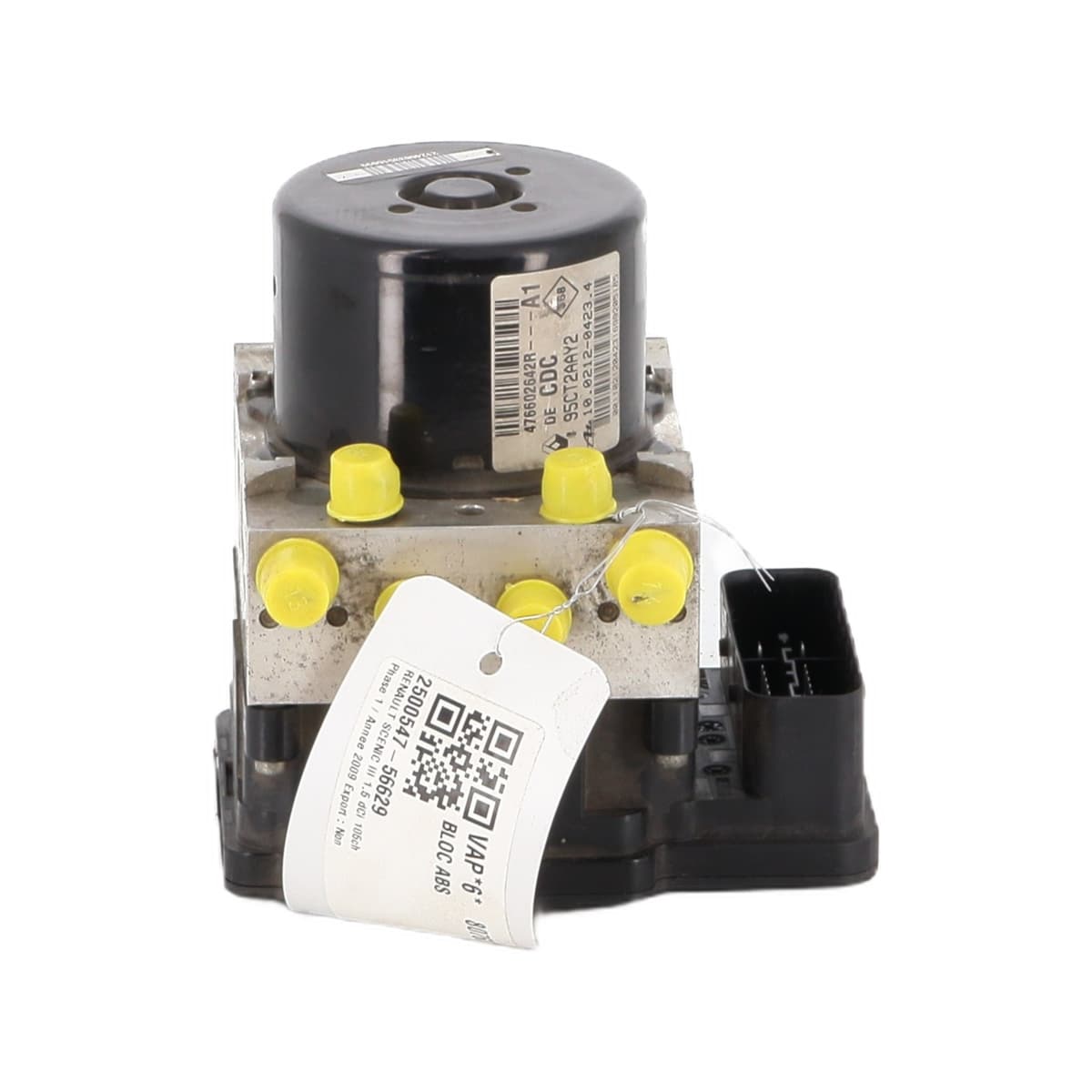 Bloc abs — RENAULT — SCENIC III — PHASE 1 — OE 476604304R — occasion garantie 2 ans